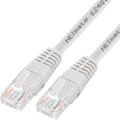 강원전자 넷메이트 CAT.6 UTP 랜 케이블 3m, 그레이 NMC-U630G