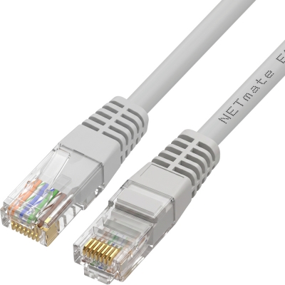 강원전자 넷메이트 CAT.6 UTP 랜 케이블 20m, 그레이 NMC-US6200