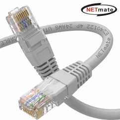 강원전자 넷메이트 CAT.6 UTP 랜 케이블 2m, 그레이 NMC-US620