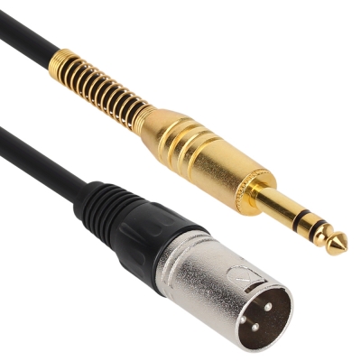 강원전자 넷메이트 XLR 캐논(M)-TRS(5.5 Stereo) 마이크 케이블 1m NMC-XLR501MS