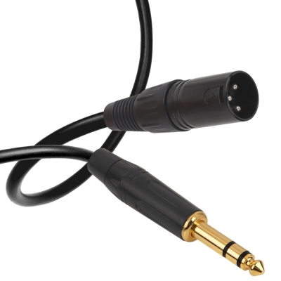 강원전자 넷메이트 XLR 캐논(M)-TRS(5.5 Stereo) 마이크 케이블 15m NMC-XLR515MSB