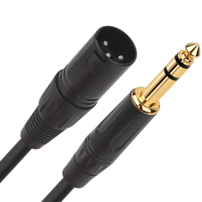 강원전자 넷메이트 XLR 캐논(M)-TRS(5.5 Stereo) 마이크 케이블 15m NMC-XLR515MSB