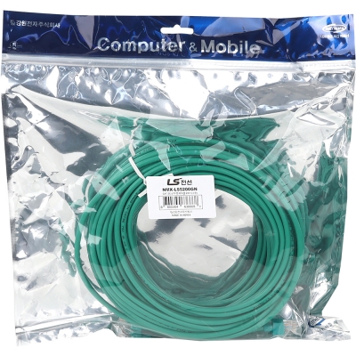 LS전선 CAT.5E UTP 랜 케이블 20m (그린) NMX-LS5200GN