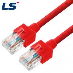 LS전선 CAT.5E UTP 랜 케이블 2m (레드) NMX-LS520R