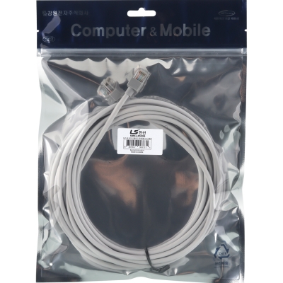 LS전선 CAT.5E UTP 랜 케이블 5m (그레이) NMX-LS550G