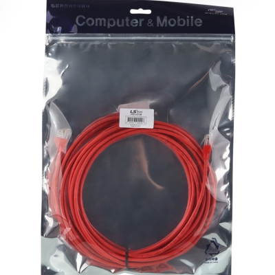 LS전선 CAT.5E UTP 랜 케이블 7m (레드) NMX-LS570R