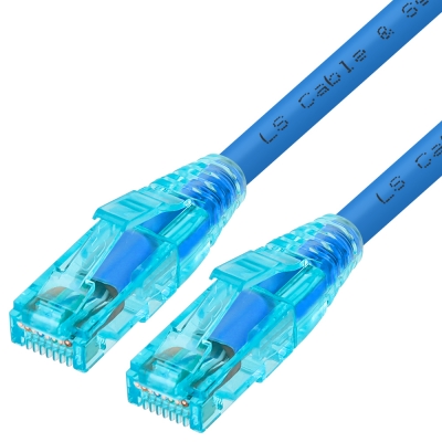 LS전선 CAT.6 UTP EZ 플러그 랜 케이블 10m (블루) NMX-LS6100BL