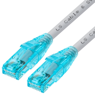 LS전선 CAT.6 UTP EZ 플러그 랜 케이블 10m (그레이) NMX-LS6100G