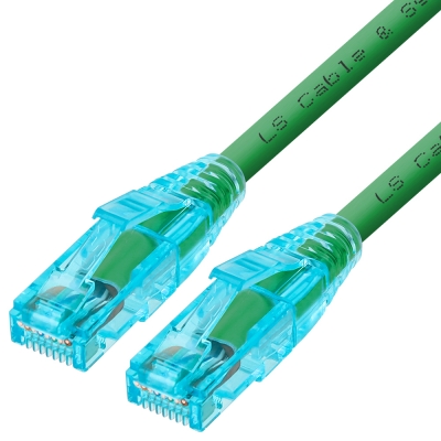 LS전선 CAT.6 UTP 랜 케이블 1m, 그린 NMX-LS610GN