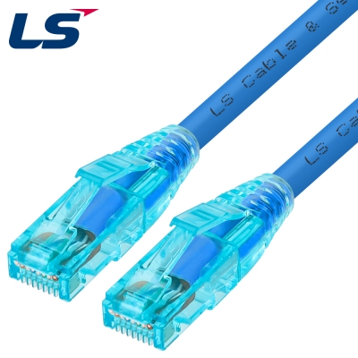 LS전선 CAT.6 UTP EZ 플러그 랜 케이블 2m (블루) NMX-LS620BL