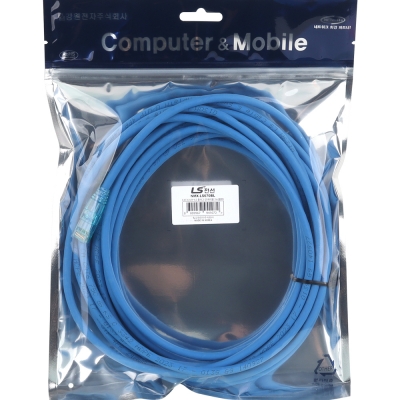 LS전선 CAT.6 UTP EZ 플러그 랜 케이블 7m (블루) NMX-LS670BL