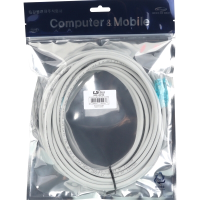 LS전선 CAT.6 UTP EZ 플러그 랜 케이블 7m (그레이) NMX-LS670G