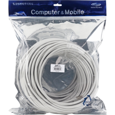 LS전선 CAT.6A F/UTP 랜 케이블 50m (그레이) NMX-LS6AF500G