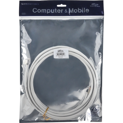 LS전선 CAT.6A F/UTP 랜 케이블 5m (그레이) NMX-LS6AF50G