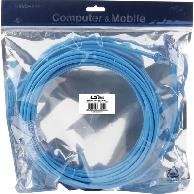 LS전선 CAT.6A UTP Supreme 랜 케이블 10m (블루) NMX-LS6ASP100BL