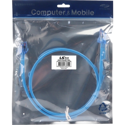 LS전선 CAT.6A UTP Supreme 랜 케이블 1m (블루) NMX-LS6ASP10BL