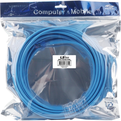 LS전선 CAT.6A UTP Supreme 랜 케이블 15m (블루) NMX-LS6ASP150BL