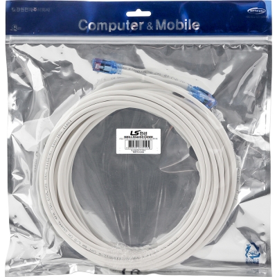 LS전선 CAT.6A Ultra Super Slim USS 케이블 10m (화이트) NMX-LS6AUSS100WH